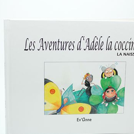 Livre pour enfants, couverture rigide.