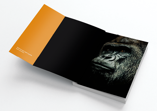 Couverture avec rabats ouverts