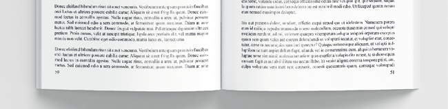 Exemple de folios bien positionnés