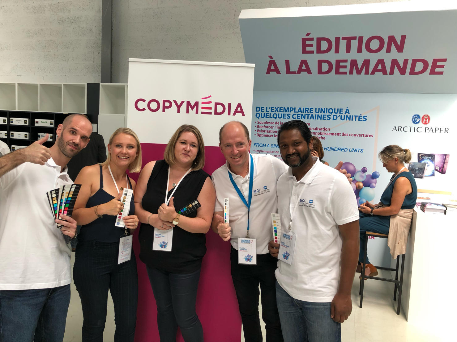 Copy-Media  présent à la Creative Experience  Konica Minolta