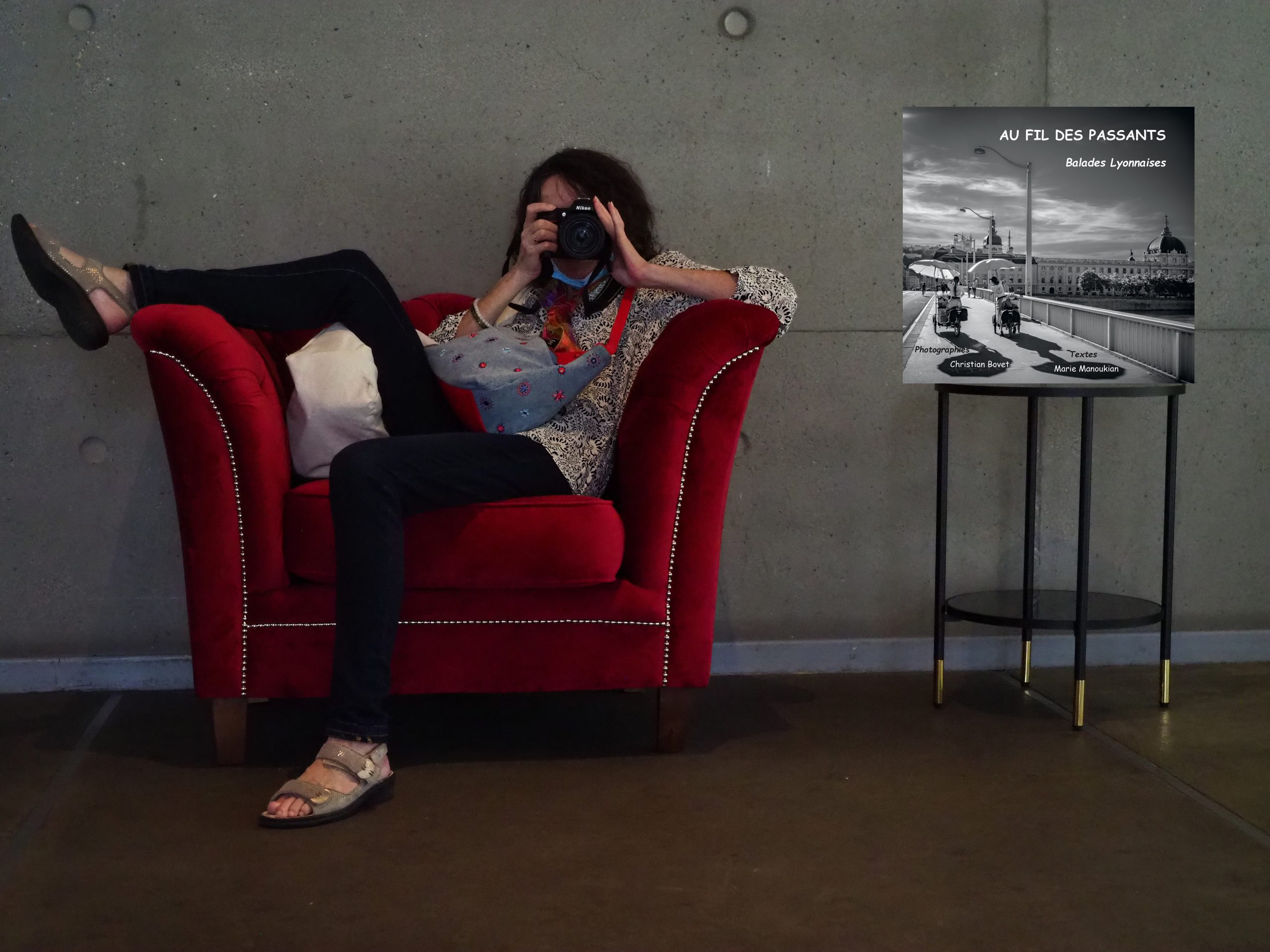 livre photo « AU FIL DES PASSANTS » Marie Manoukian et Christian Bovet